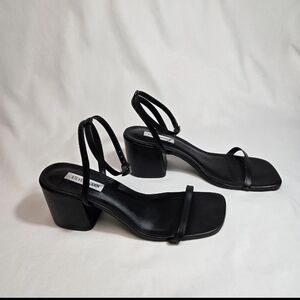 Steve Madden Ankle Strap Chunky Heel